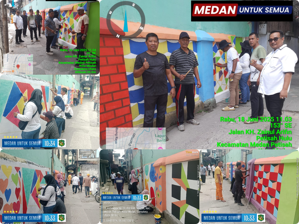 Pembuatan Lorong Warna Warni