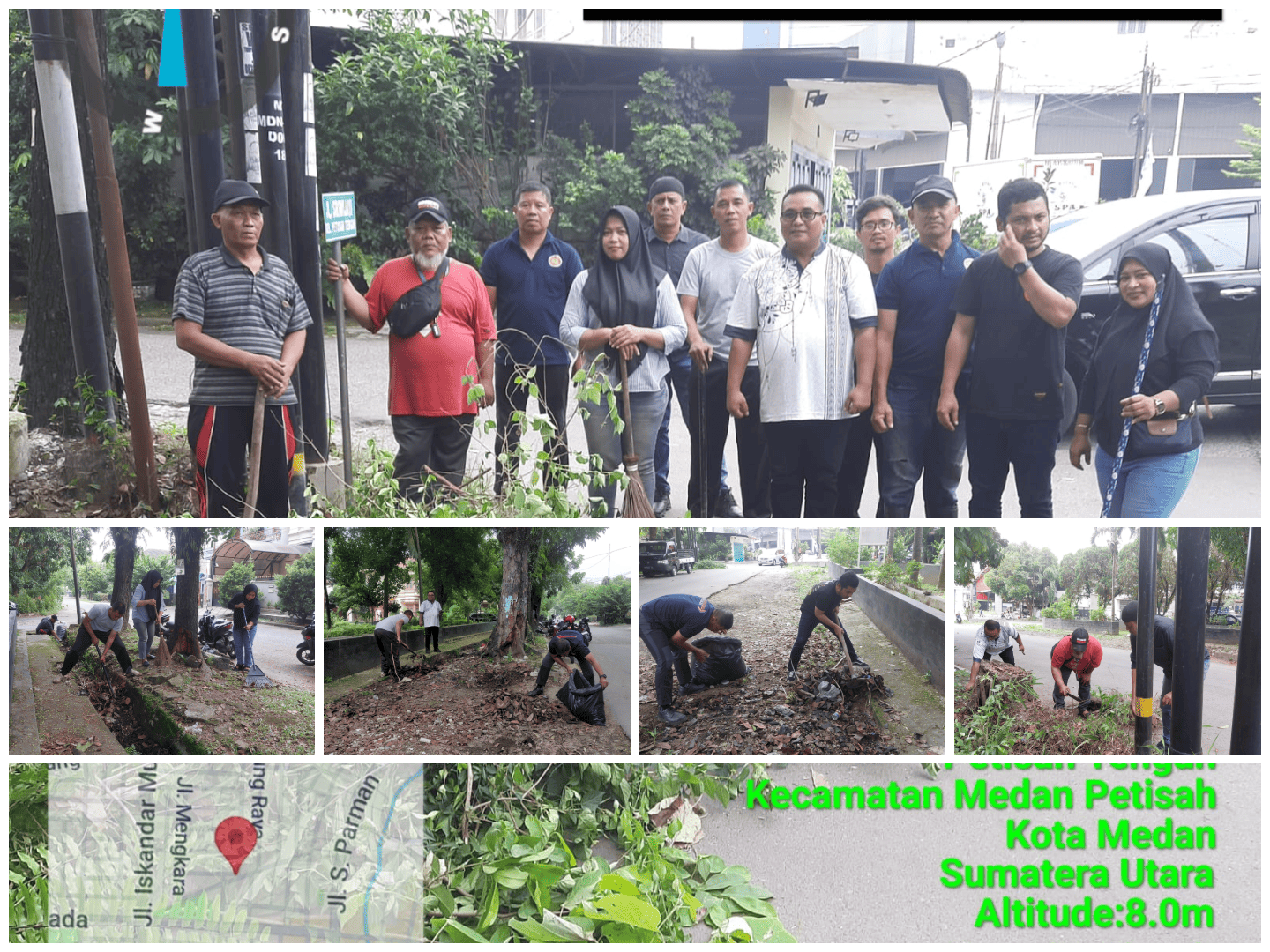 Gotong Royong Kelurahan Petisah Tengah